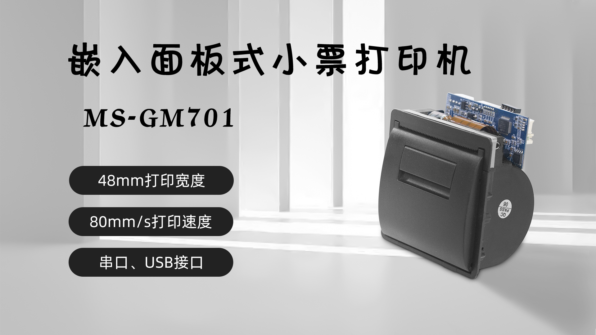 美松58MM面板嵌入式打印機(jī)MS-GM701在土耳其加油站的應(yīng)用