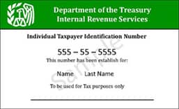U.S. Tax ID number for non-residents